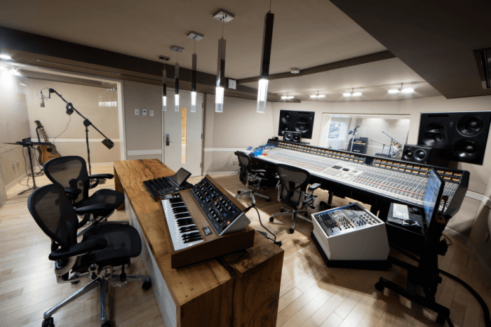 Premium Photo | Create a beautiful modern music production studio